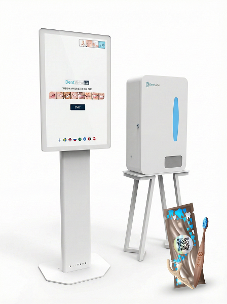 DentView Kiosk – Self-Care Automation Unit in a healthcare facility